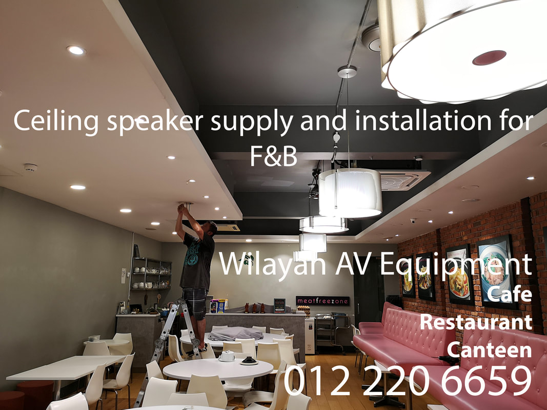 Ceiling speakers Malaysia - Wilayah AV Equipment, your home theater